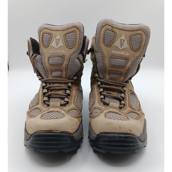 Vasque Boots Breeze Wn 8 Tan Leather Vibram Waterproof Gore-Tex Hiking Outdoor - Picture 9 of 12